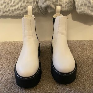 Forever 21 look alike Doc Marten White Boots